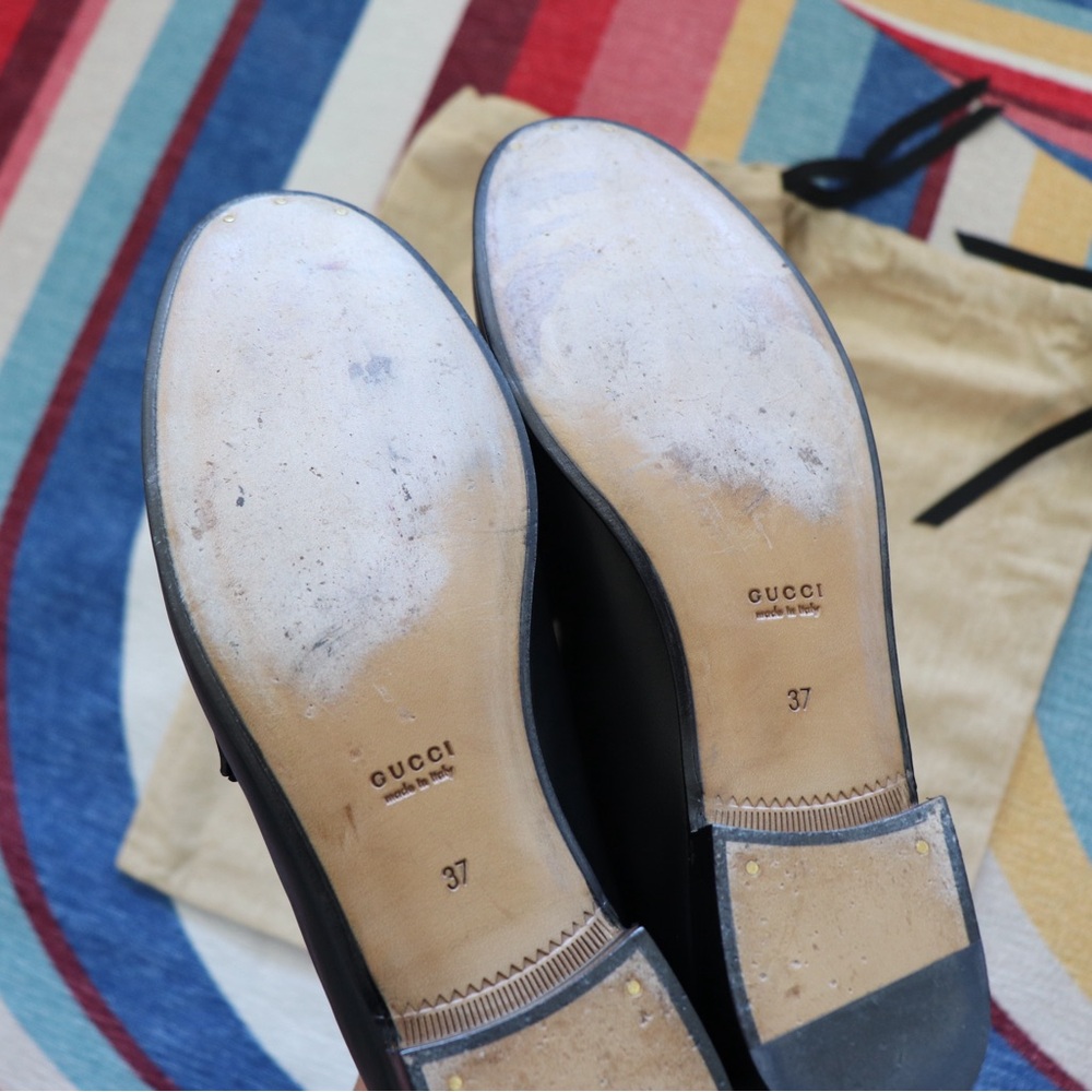 Gucci 1953 Horsebit Leather Loafers – Size 37 - Picture 4 of 6